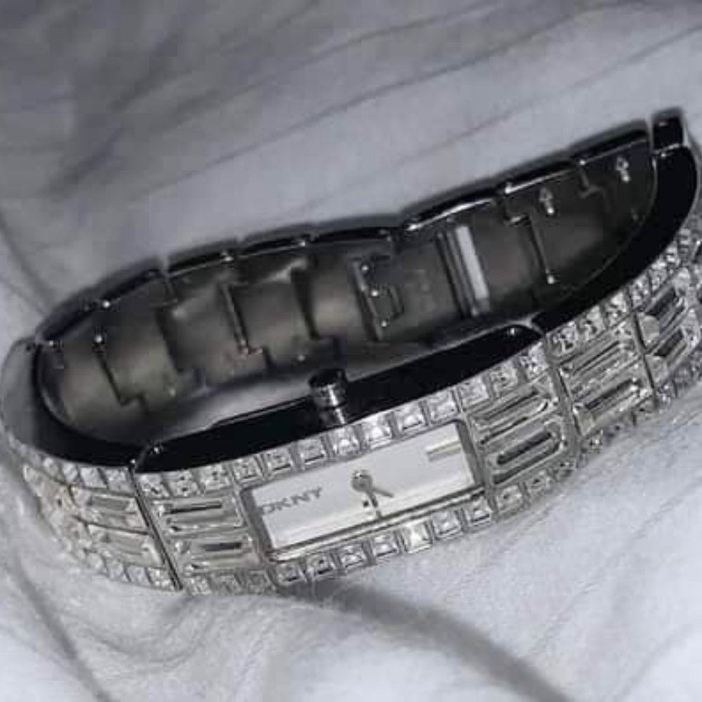 DKNY watch. Sparkles like crazy! Like new condition!!! Small to medium wrist!!!
